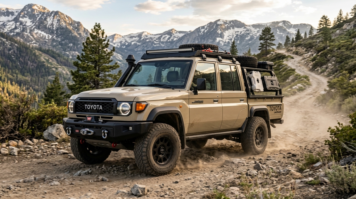 Land Cruiser Pickup 2026: Preço e Ficha Técnica